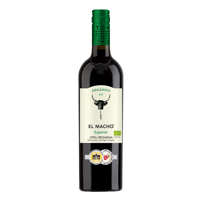 El Macho Orgánico est un vin rouge espagnol d'appellation Utiel-Requena