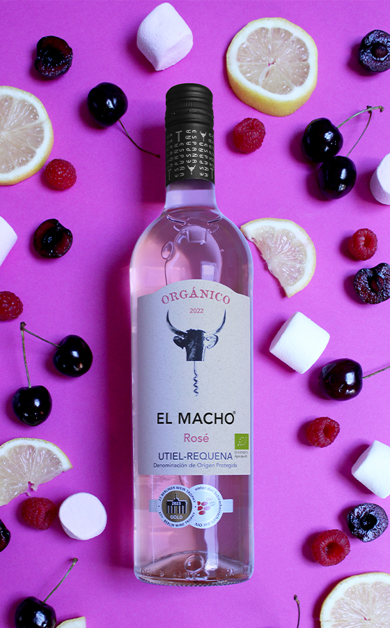 Vin Rosé Orgánico El Macho, d'appellation Utiel-Requena