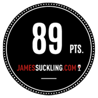 89 points Suckling attribués par le célèbre critique vin James Suckling
